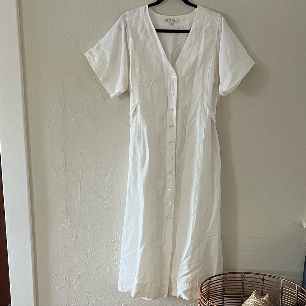 Alex Mill White Maxi Dress